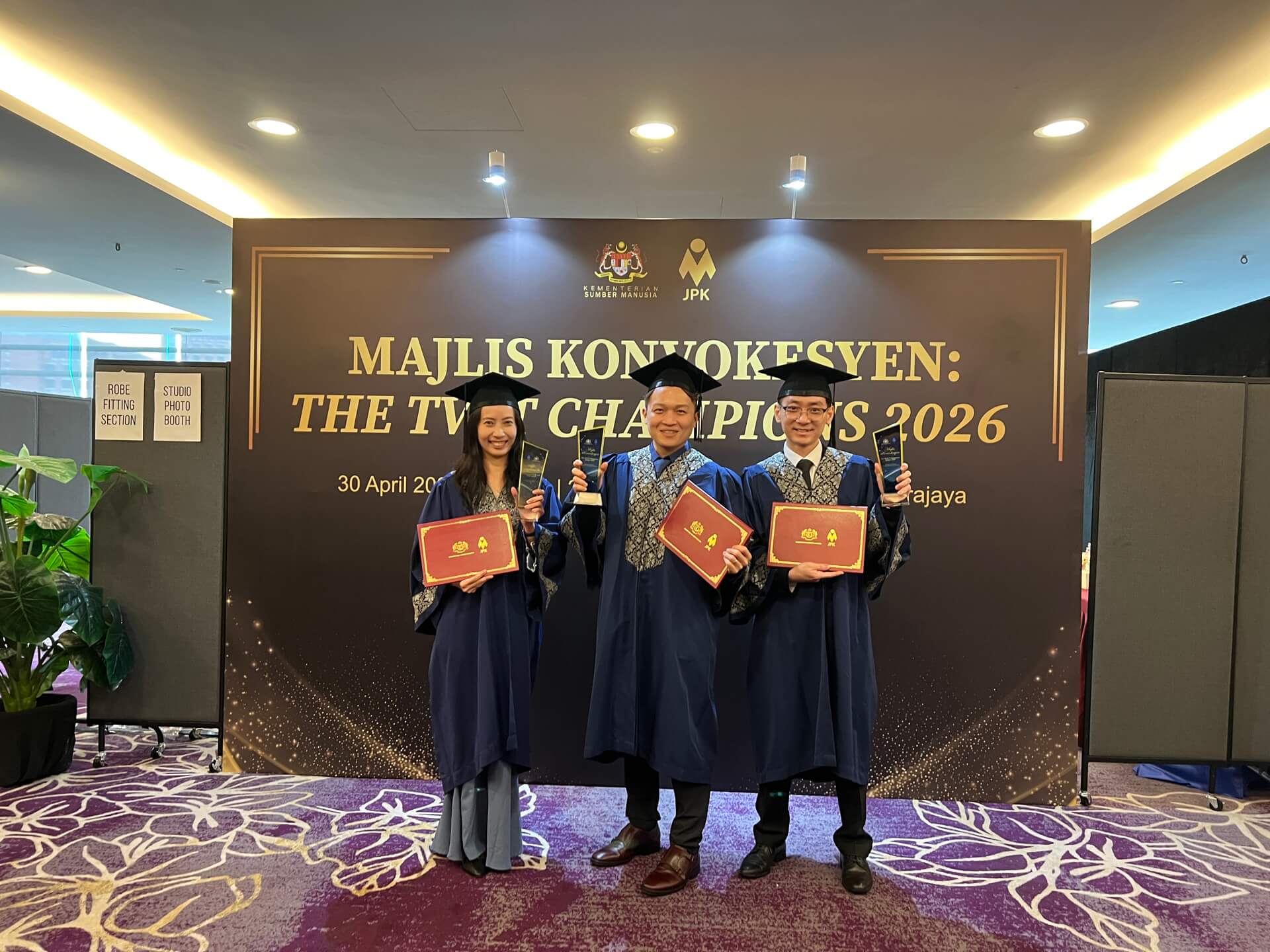 1 Doc International 领导层荣获 JPK Level 5 认证|TVET Champions 2026